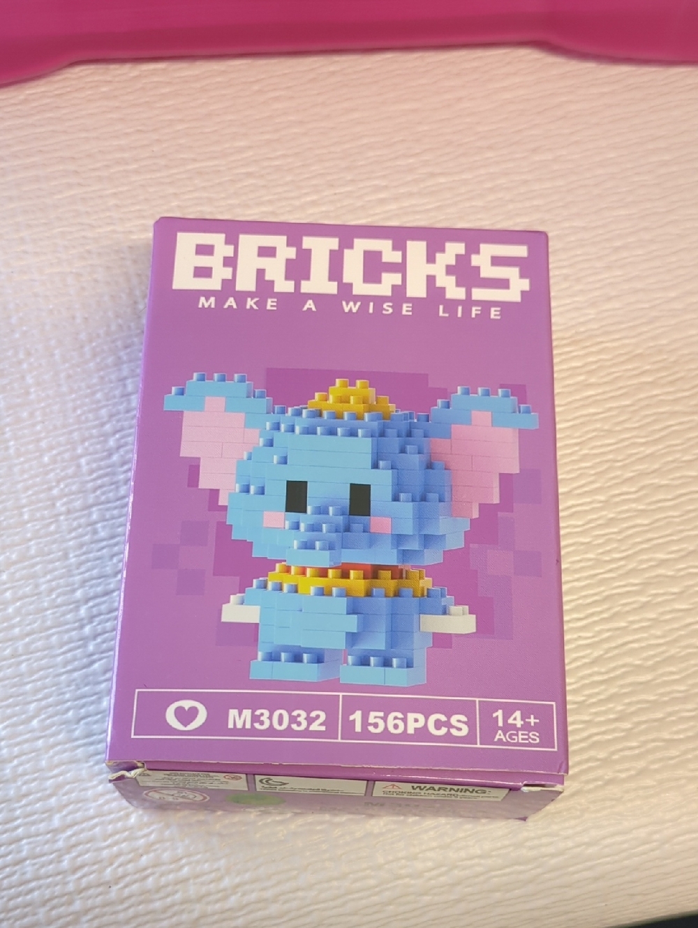 🩵2/$10🩵Bricks Dumbo Blue Elephant Mini Building Blocks - 156 PCS M3032